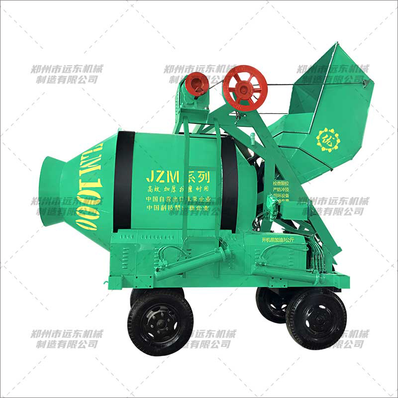 JZM1000型柴油液压翻斗搅拌机(图1) JZM1000型柴油液压翻斗搅拌机(图1)